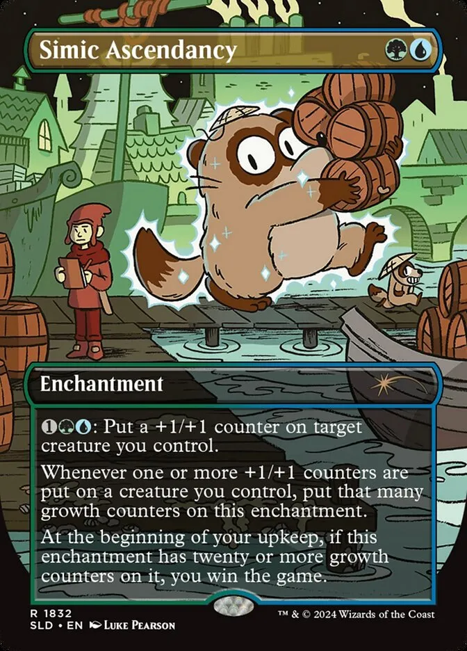 2019 Secret Lair Drop Simic Ascendancy #1832 rare card image