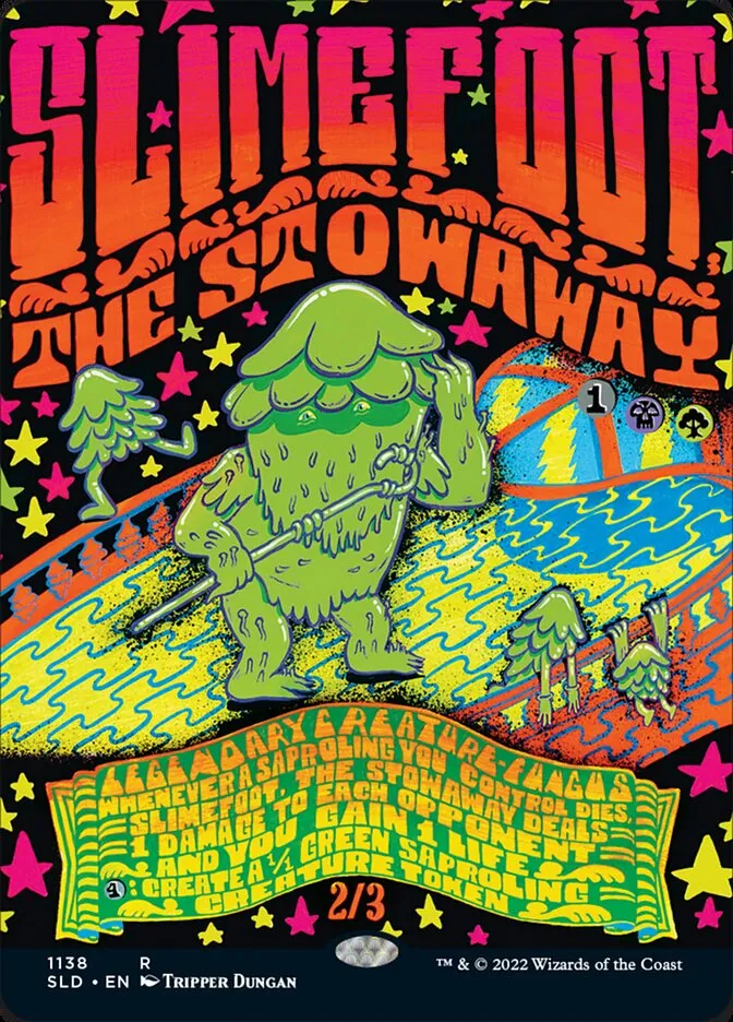 2019 Secret Lair Drop Slimefoot, the Stowaway #1138 rare card image
