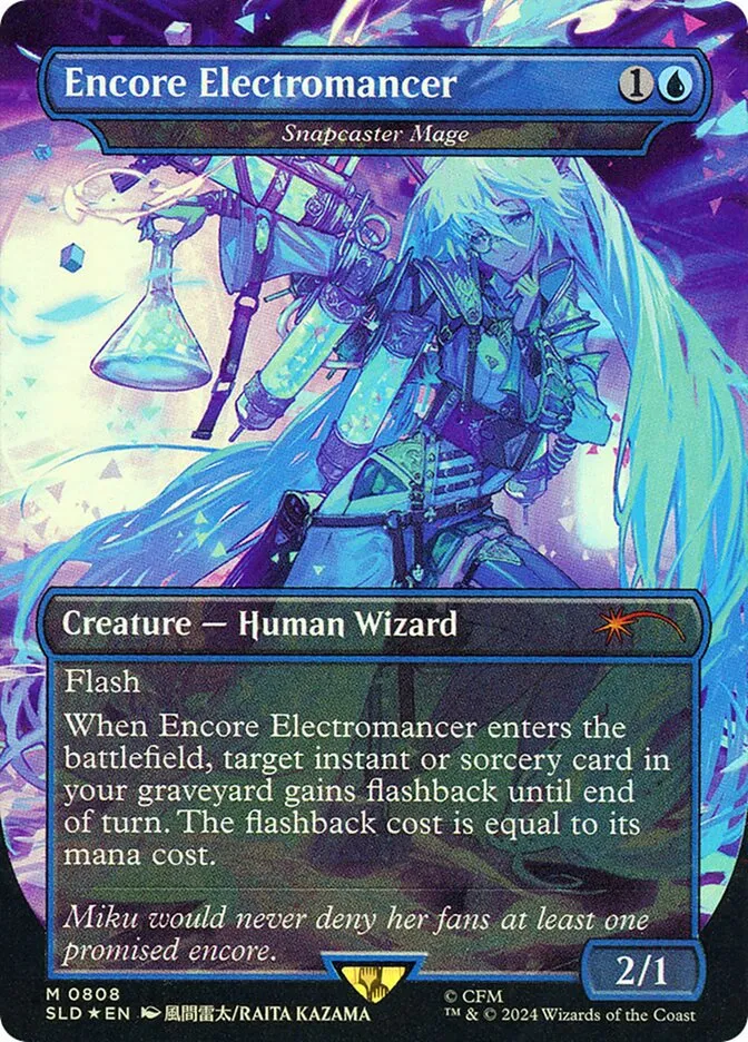 2019 Secret Lair Drop Snapcaster Mage [Rainbow Foil] mythic #808 mythic card image