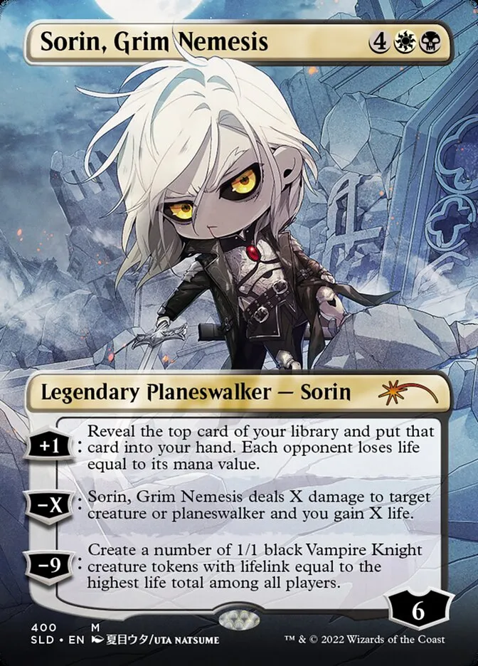 2019 Secret Lair Drop Sorin, Grim Nemesis #400 mythic card image