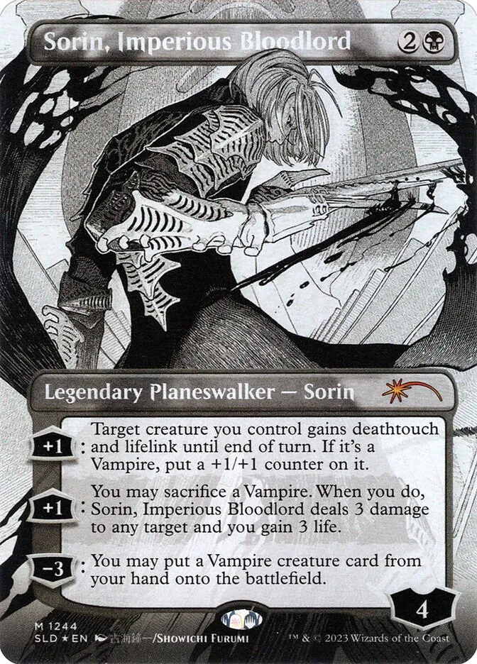 2019 Secret Lair Drop Sorin, Imperious Bloodlord #1244 mythic card image