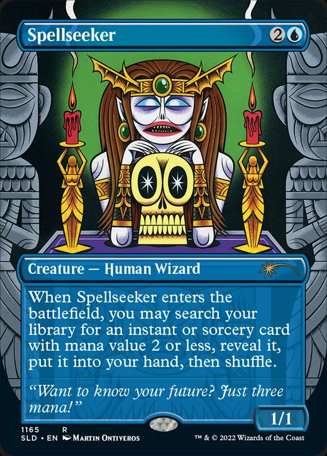 2019 Secret Lair Drop Spellseeker #1165 rare card image