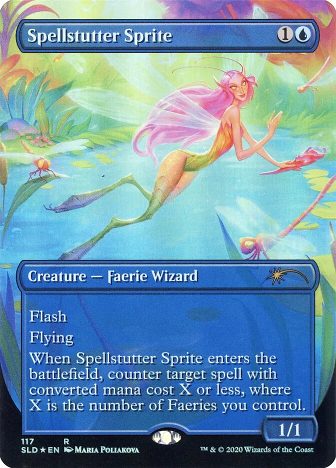 2019 Secret Lair Drop Spellstutter Sprite #117 rare card image