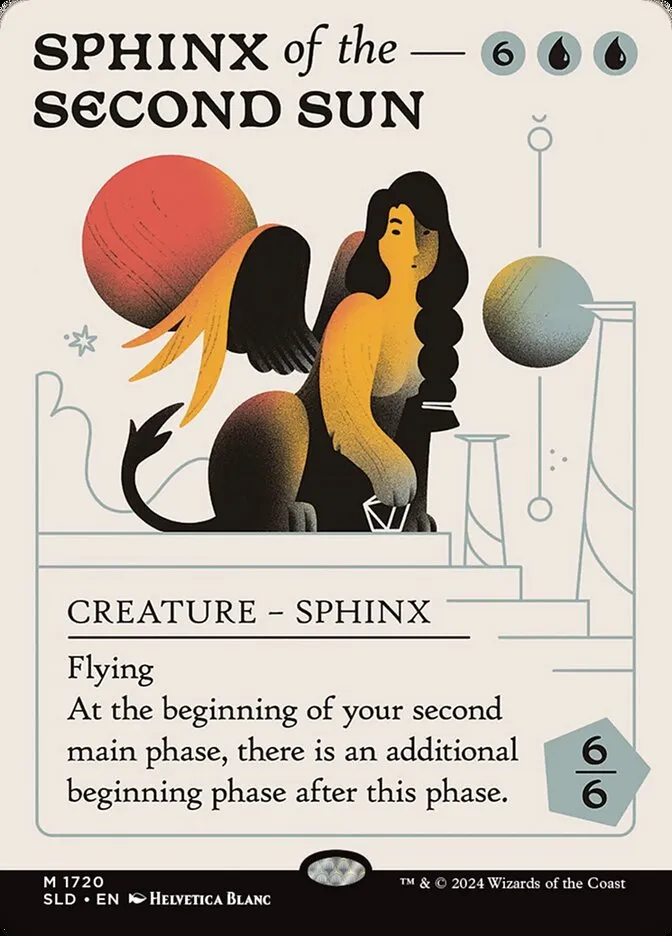 2019 Secret Lair Drop Sphinx of the Second Sun #1720 mythic card image