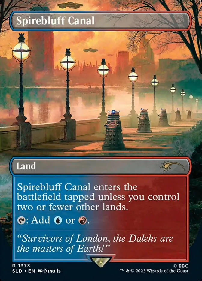 2019 Secret Lair Drop Spirebluff Canal #1373 rare card image