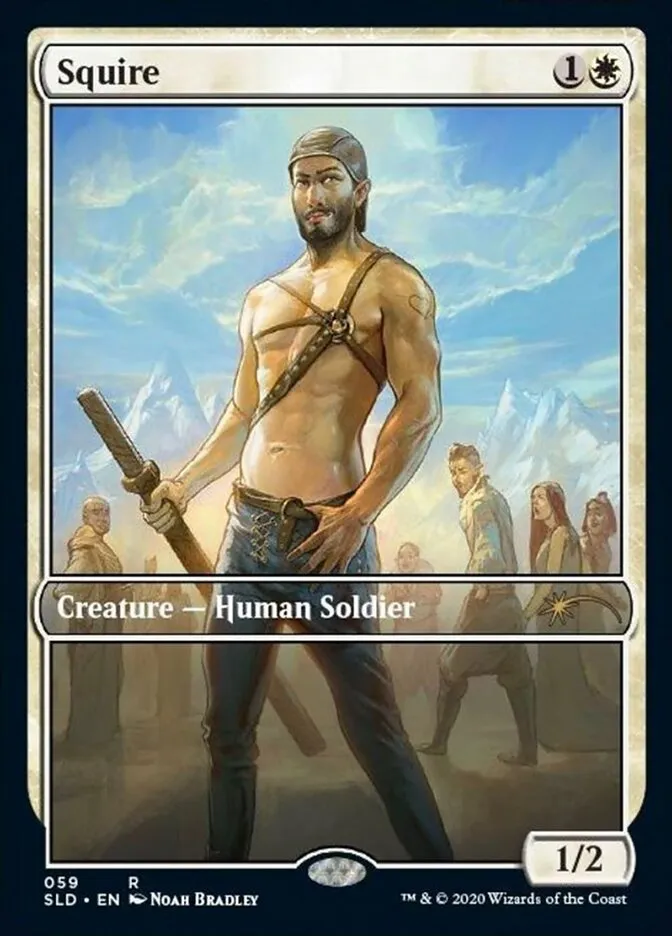 2019 Secret Lair Drop Squire rare #59 rare card image