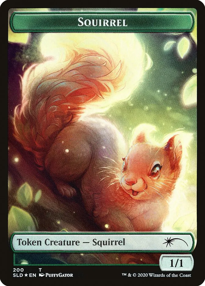 2019 Secret Lair Drop Squirrel common #200 common card image