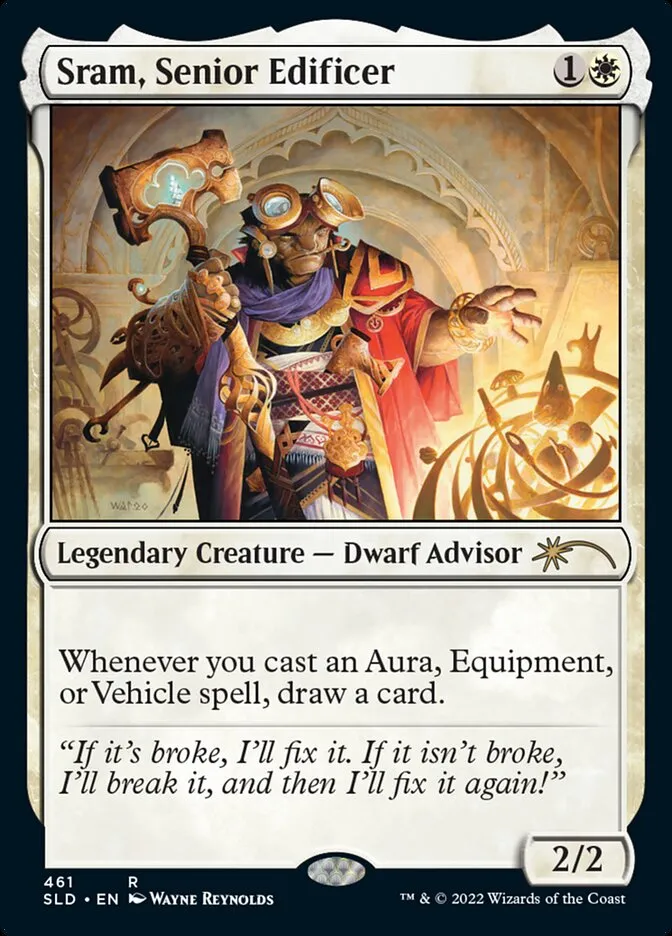 2019 Secret Lair Drop Sram, Senior Edificer rare #461 rare card image