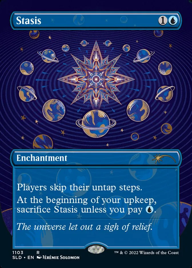 2019 Secret Lair Drop Stasis #1103 rare card image
