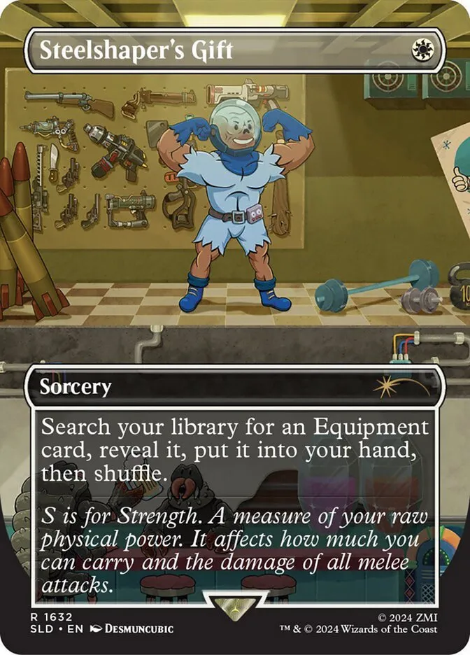 2019 Secret Lair Drop Steelshaper's Gift #1632 rare card image