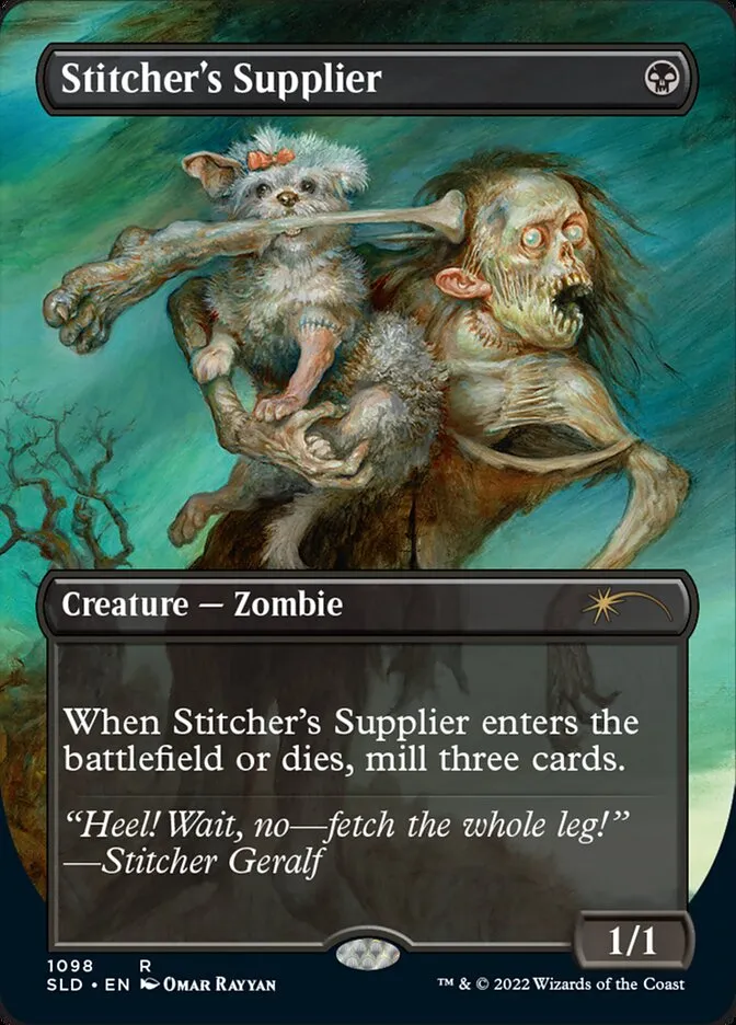 2019 Secret Lair Drop Stitcher's Supplier #1098 rare card image
