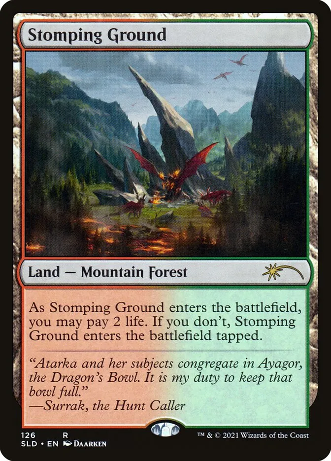 2019 Secret Lair Drop Stomping Ground #126 rare card image