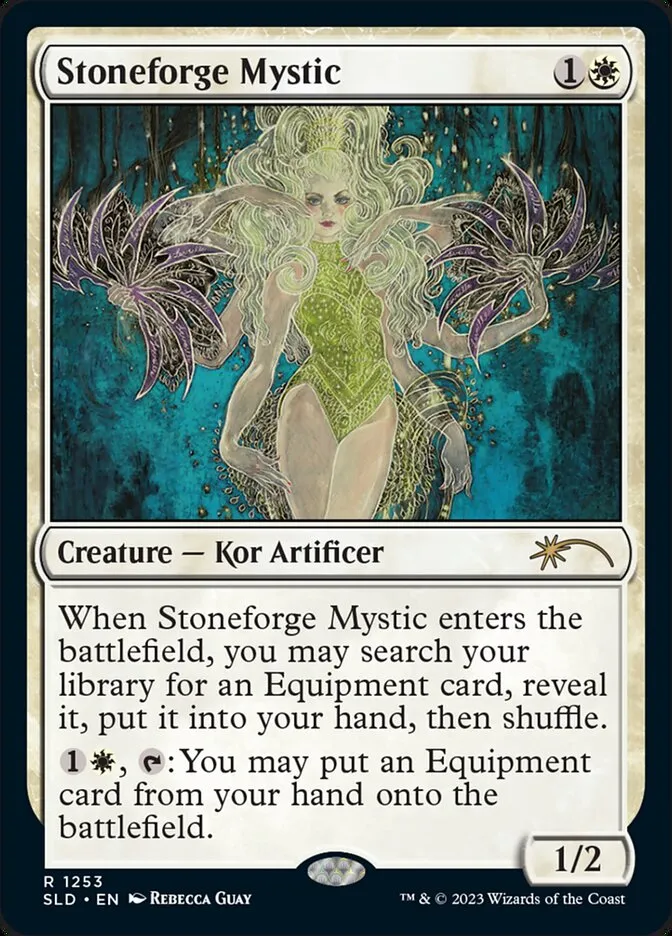 2019 Secret Lair Drop Stoneforge Mystic #1253 rare card image