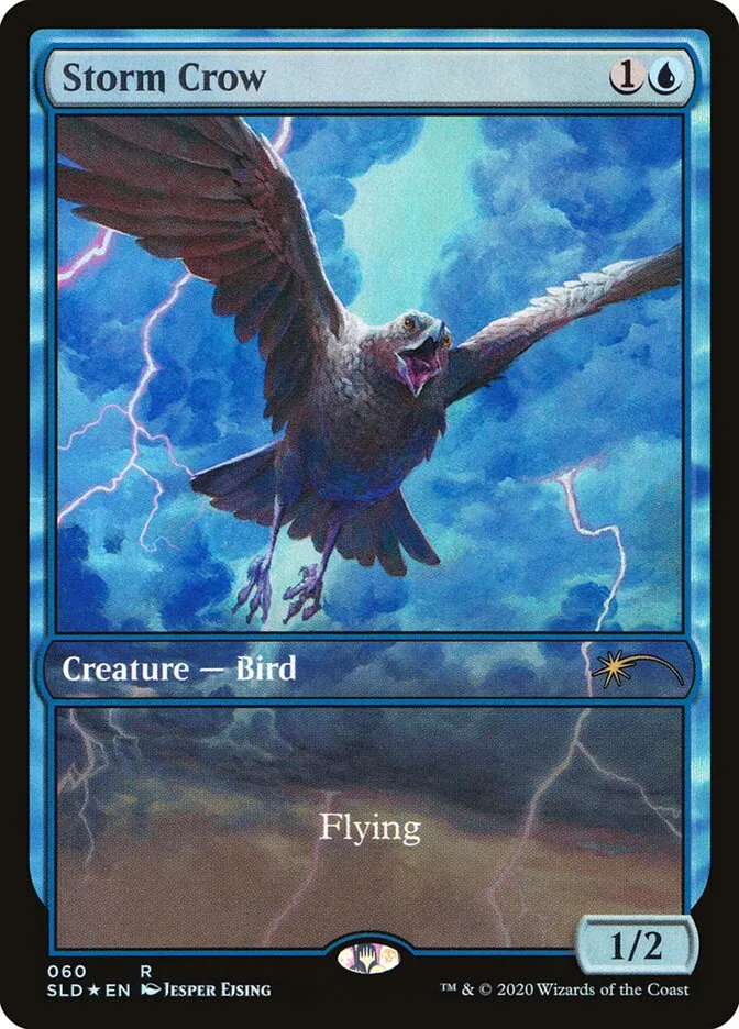 2019 Secret Lair Drop Storm Crow rare #60 rare card image
