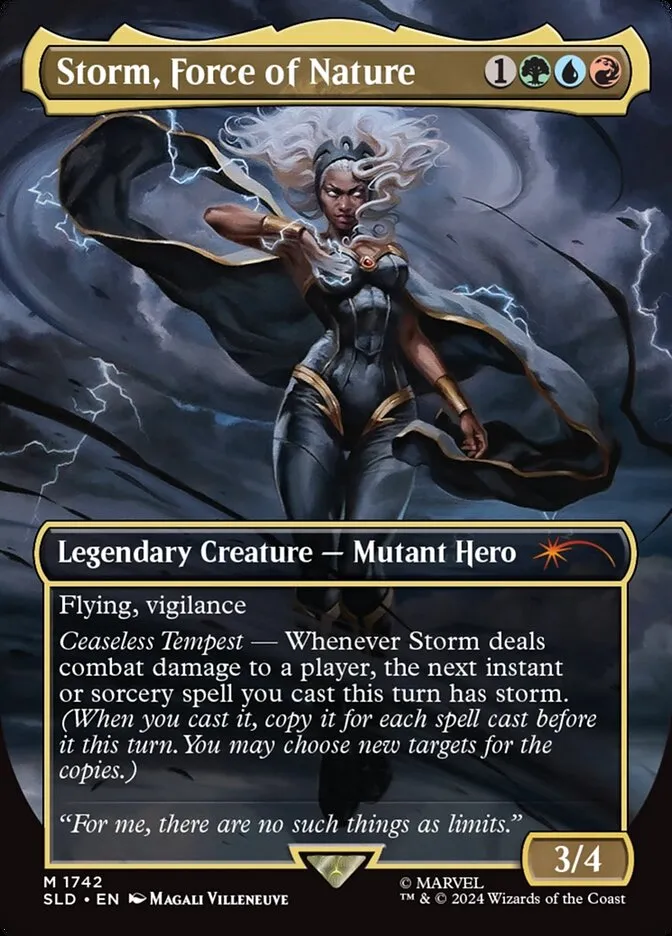 2019 Secret Lair Drop Storm, Force of Nature #1742 mythic card image