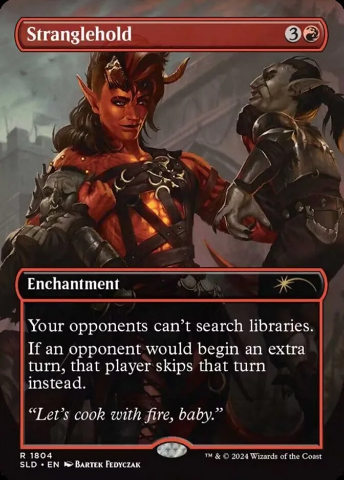 2019 Secret Lair Drop Stranglehold [Rainbow Foil] rare #1804 rare card image
