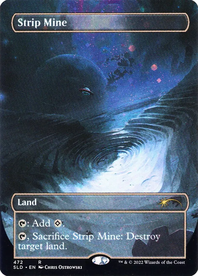 2019 Secret Lair Drop Strip Mine #472 rare card image