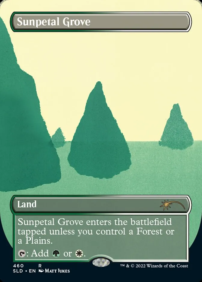 2019 Secret Lair Drop Sunpetal Grove #460 rare card image