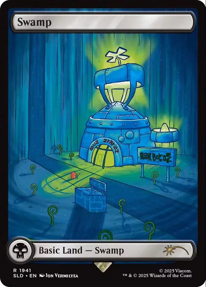 2019 Secret Lair Drop Swamp #1941 rare card image