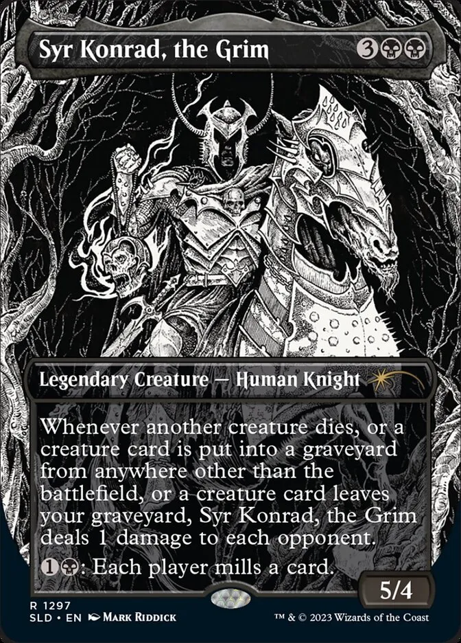 2019 Secret Lair Drop Syr Konrad, the Grim #1297 rare card image