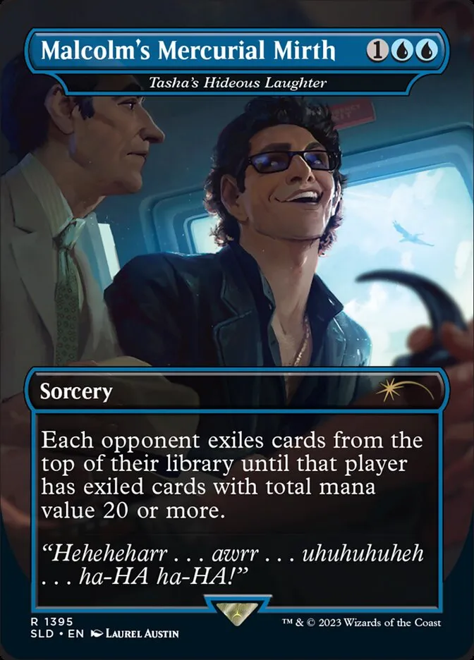 2019 Secret Lair Drop Tasha's Hideous Laughter #1395 rare card image