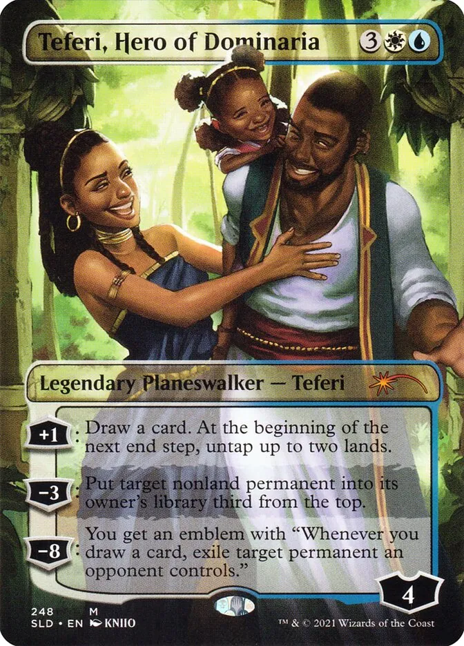 2019 Secret Lair Drop Teferi, Hero of Dominaria mythic #248 mythic card image