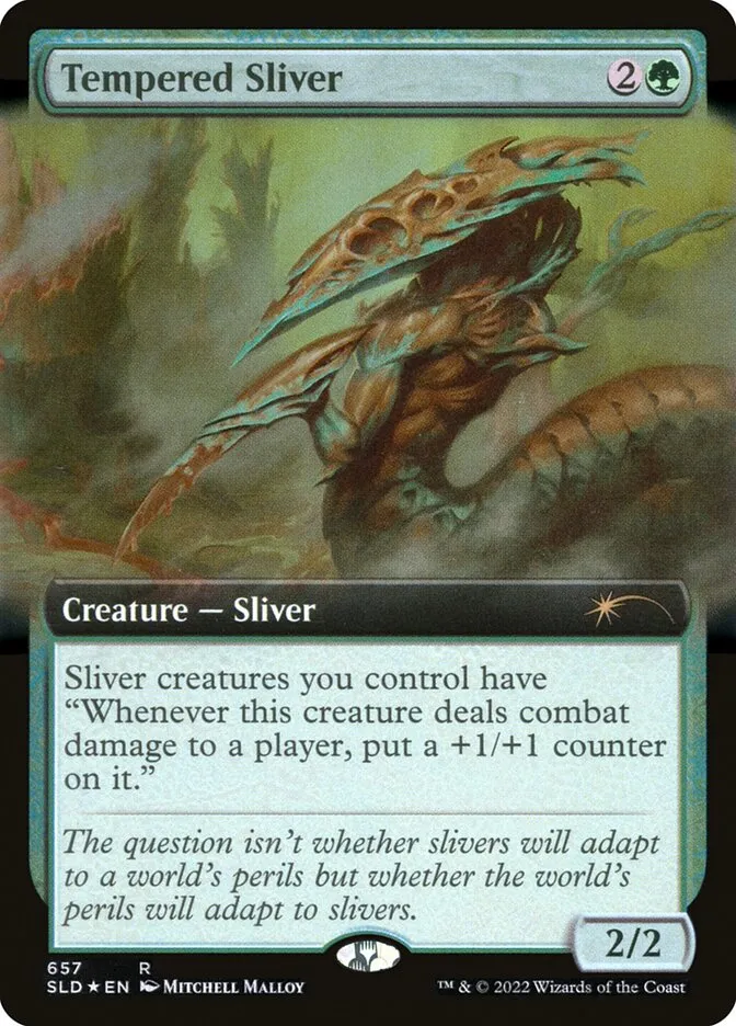 2019 Secret Lair Drop Tempered Sliver #657 rare card image