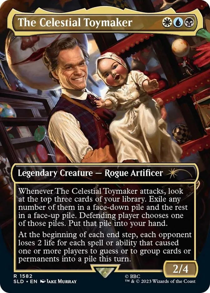 2019 Secret Lair Drop The Celestial Toymaker #1582 rare card image