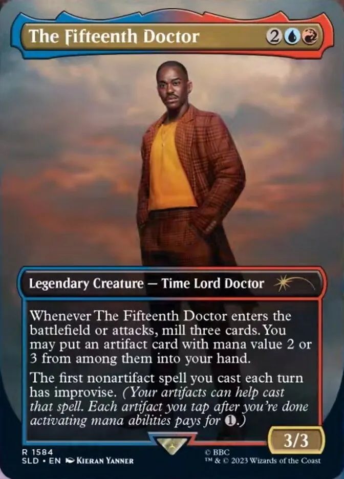 2019 Secret Lair Drop The Fifteenth Doctor #1584 rare card image