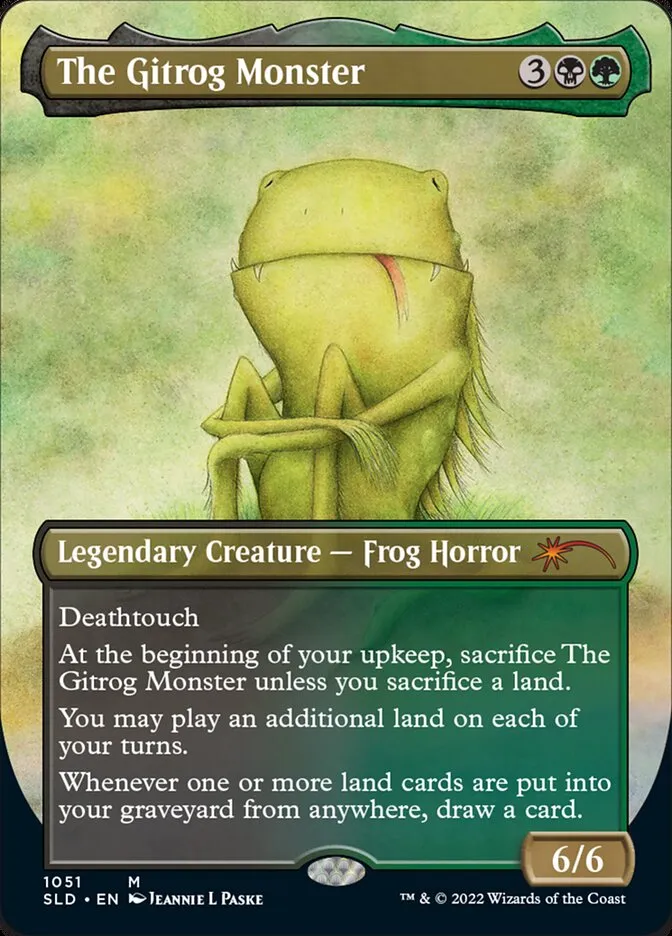 2019 Secret Lair Drop The Gitrog Monster #1051 mythic card image