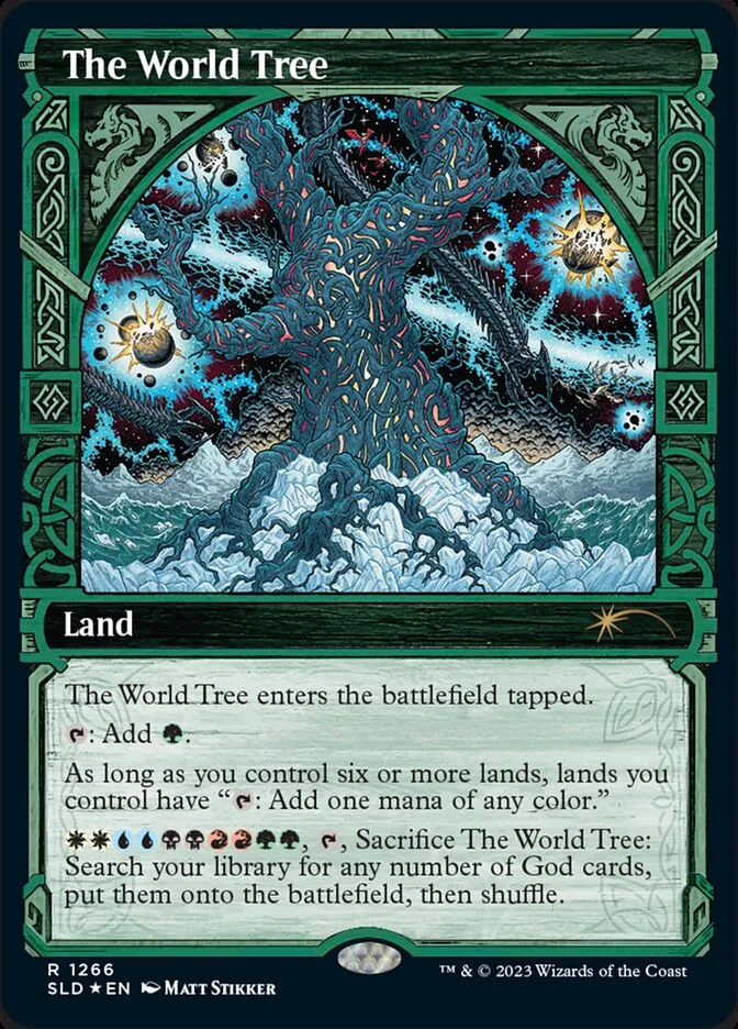2019 Secret Lair Drop The World Tree #1266 rare card image