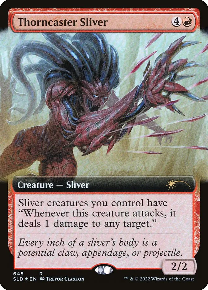 2019 Secret Lair Drop Thorncaster Sliver #645 rare card image