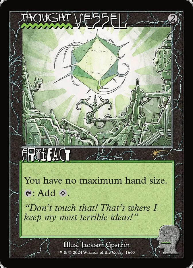 2019 Secret Lair Drop Thought Vessel #1665 rare card image