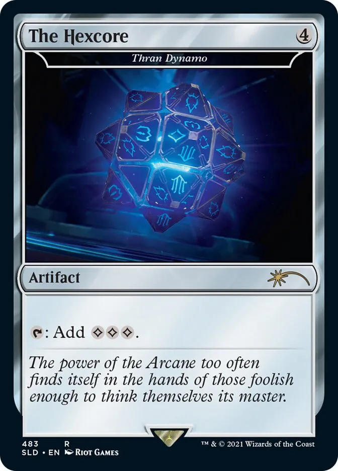 2019 Secret Lair Drop Thran Dynamo #483 rare card image