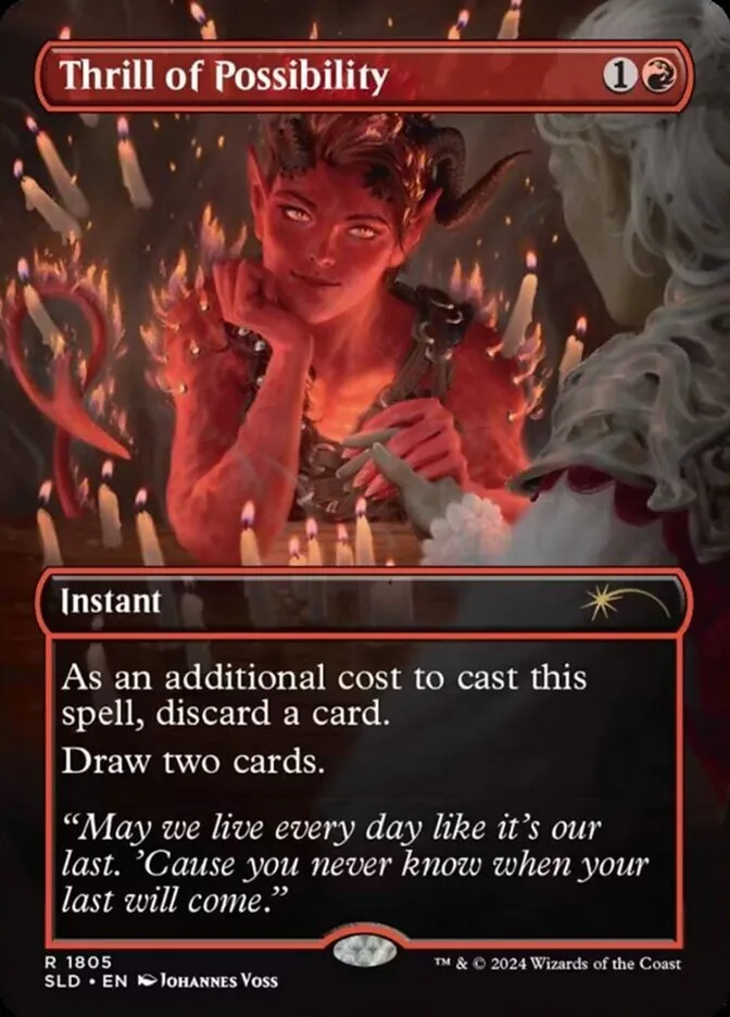 2019 Secret Lair Drop Thrill of Possibility [Rainbow Foil] rare #1805 rare card image