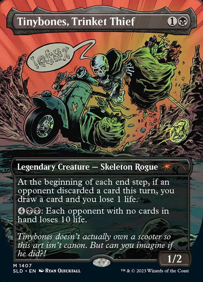 2019 Secret Lair Drop Tinybones, Trinket Thief #1407 mythic card image