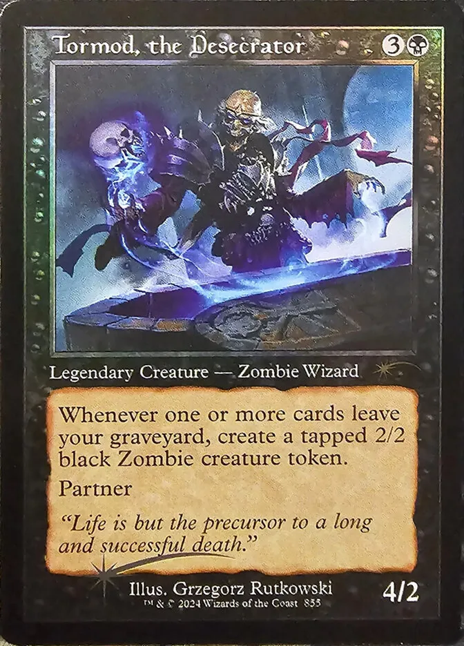 2019 Secret Lair Drop Tormod, the Desecrator #855 rare card image