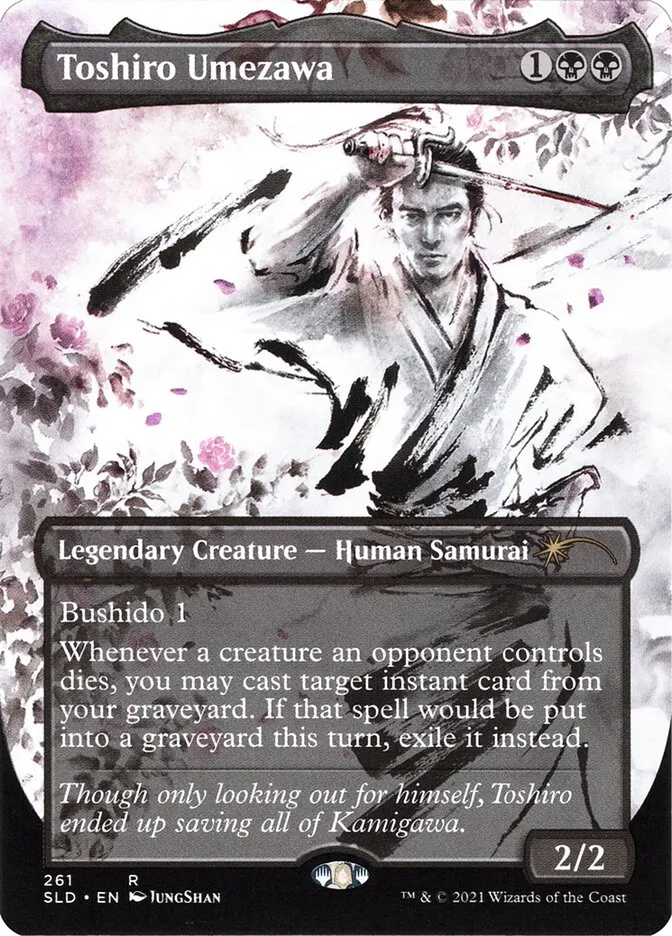 2019 Secret Lair Drop Toshiro Umezawa [Foil] rare #261 rare card image