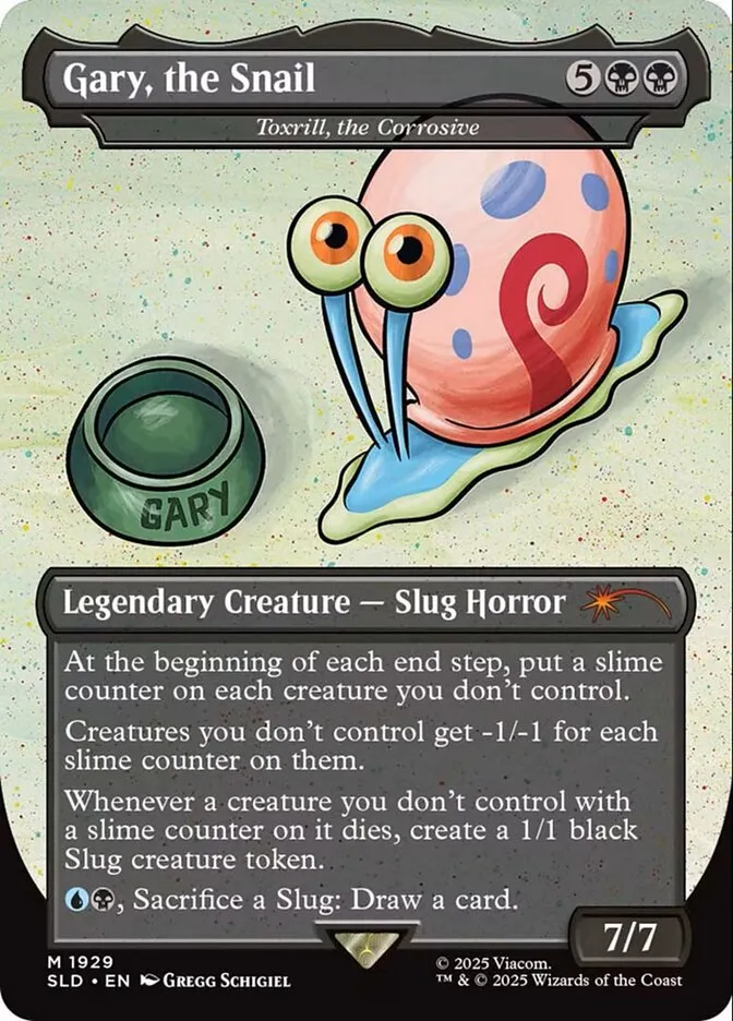 2019 Secret Lair Drop Toxrill, the Corrosive #1929 mythic card image