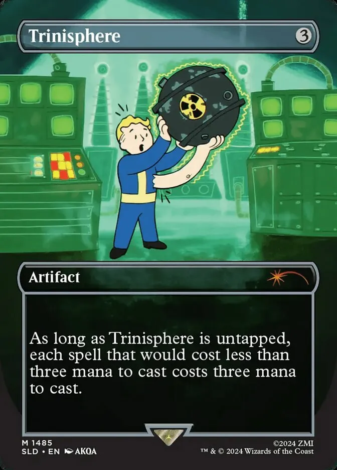 2019 Secret Lair Drop Trinisphere #1485 mythic card image