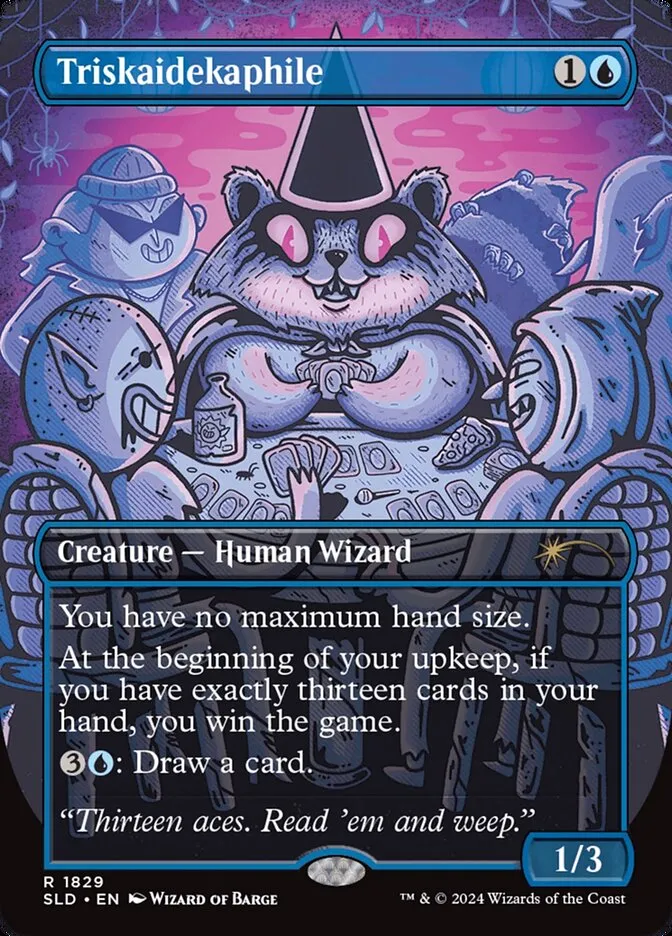 2019 Secret Lair Drop Triskaidekaphile #1829 rare card image