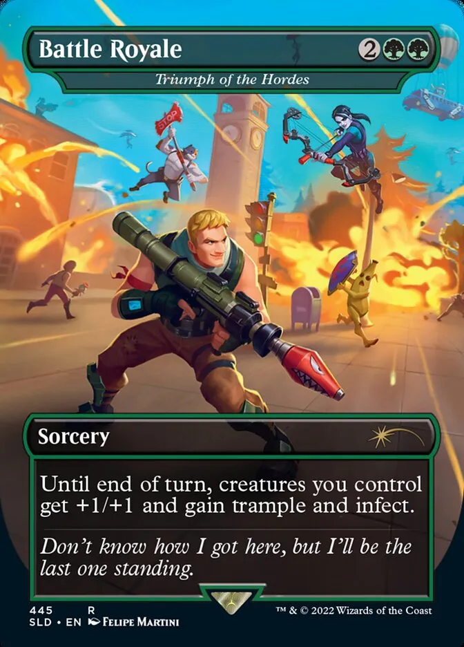 2019 Secret Lair Drop Triumph of the Hordes #445 rare card image