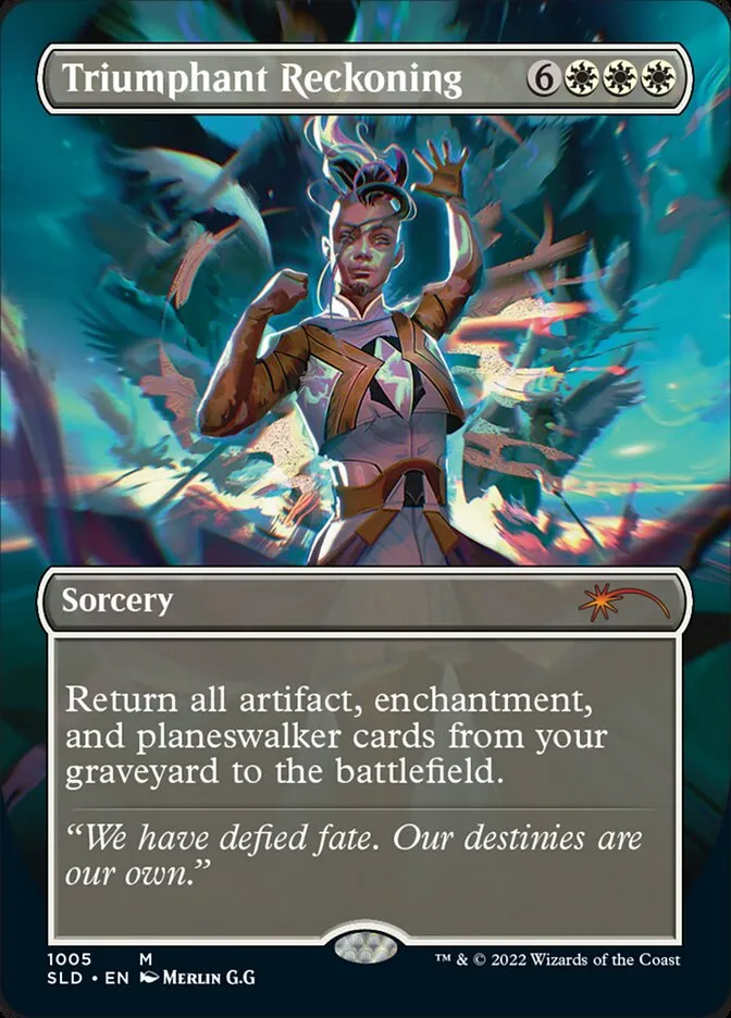 2019 Secret Lair Drop Triumphant Reckoning #1005 mythic card image