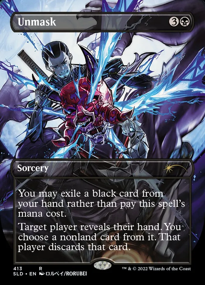 2019 Secret Lair Drop Unmask #413 rare card image