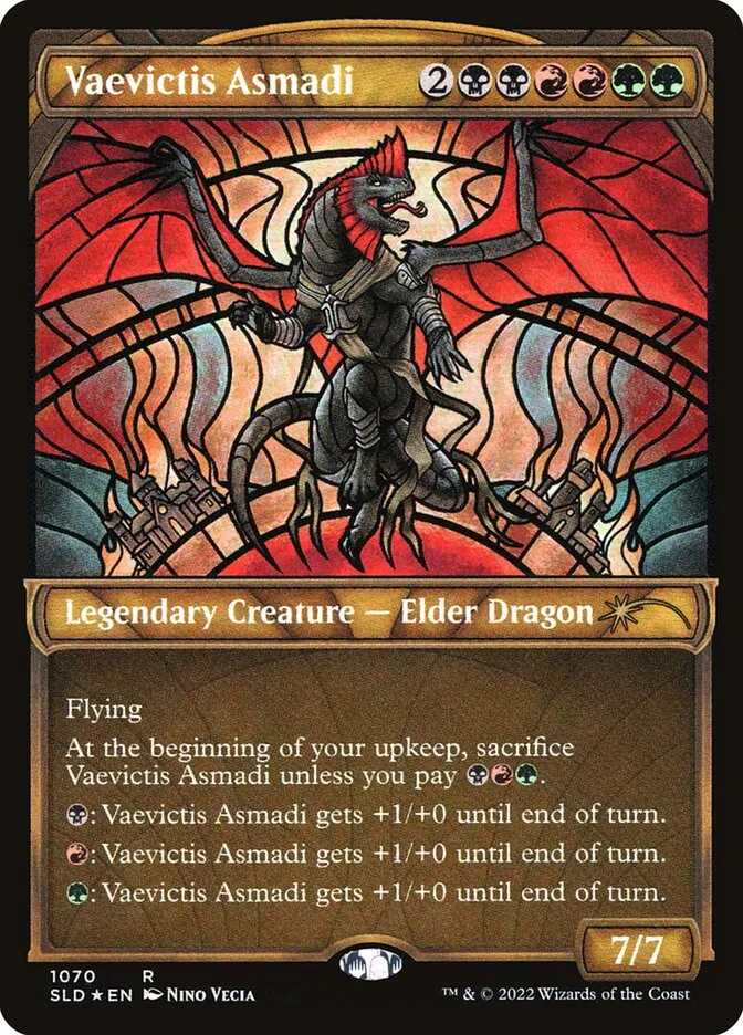 2019 Secret Lair Drop Vaevictis Asmadi #1070 rare card image