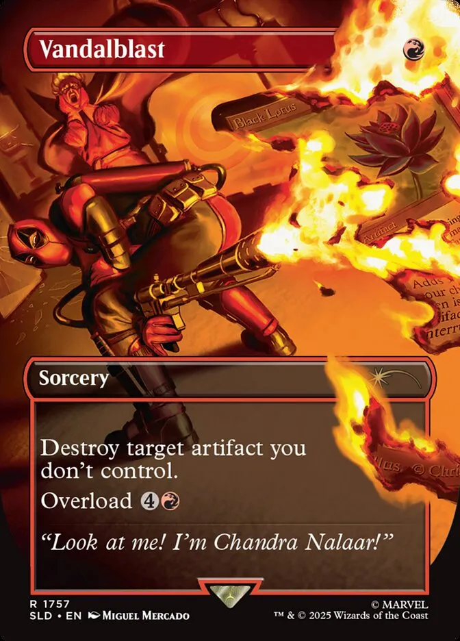 2019 Secret Lair Drop Vandalblast [Rainbow Foil] rare #1757 rare card image