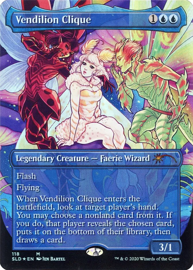 2019 Secret Lair Drop Vendilion Clique mythic #118 mythic card image