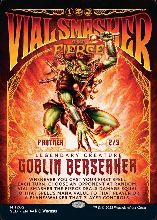 2019 Secret Lair Drop Vial Smasher the Fierce #1202 mythic card image