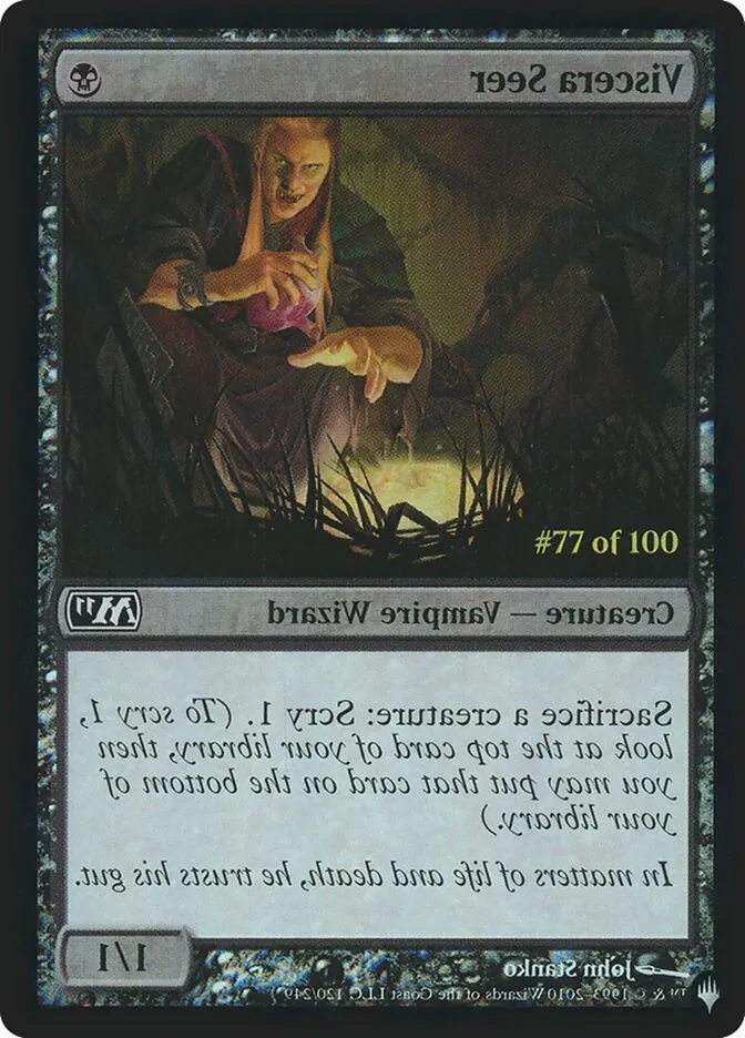 2019 Secret Lair Drop Viscera Seer common #VS common card image