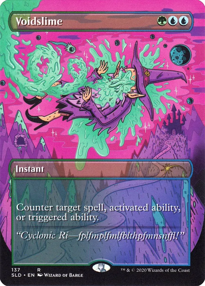 2019 Secret Lair Drop Voidslime #137 rare card image